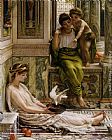 Edward John Poynter A Corner of the Villa painting